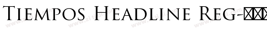 Tiempos Headline Reg字体转换